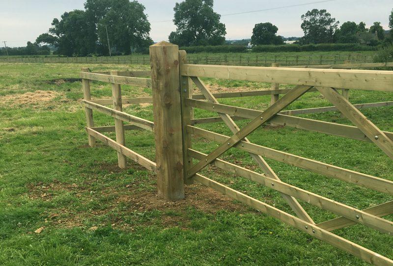 Field Gate installation